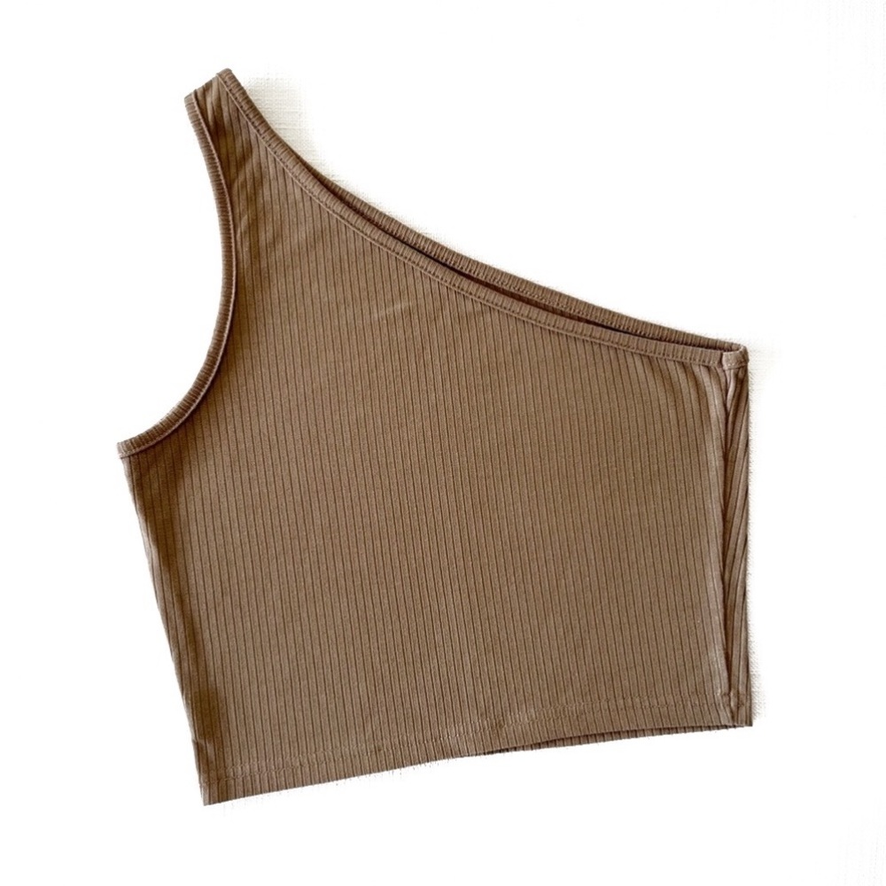 One Shoulder Crop Top